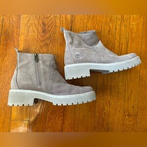 Timberland Suede zip Boots